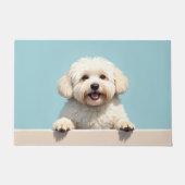 Coton de Tulear Doormat Art ドアマット (正面)
