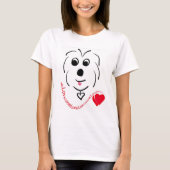 Coton de Tulear Love Tシャツ (正面)