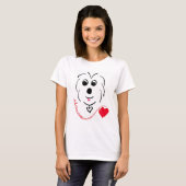 Coton de Tulear Love Tシャツ (正面フル)