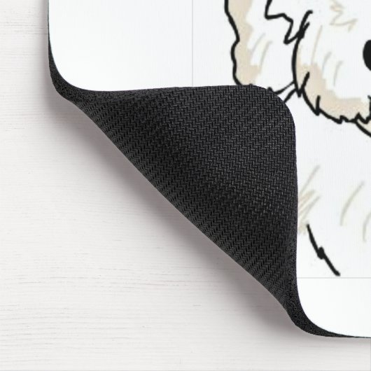 Coton de Tulear Mousepad マウスパッド (コーナー)
