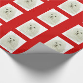 Coton DeTulear ラッピングペーパー (角)