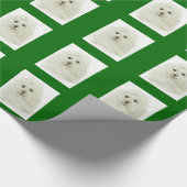 Coton DeTulear ラッピングペーパー (角)