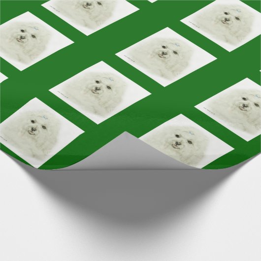 Coton DeTulear ラッピングペーパー (角)