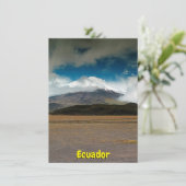 Cotopaxi，エクアドルのカード (スタンド正面)