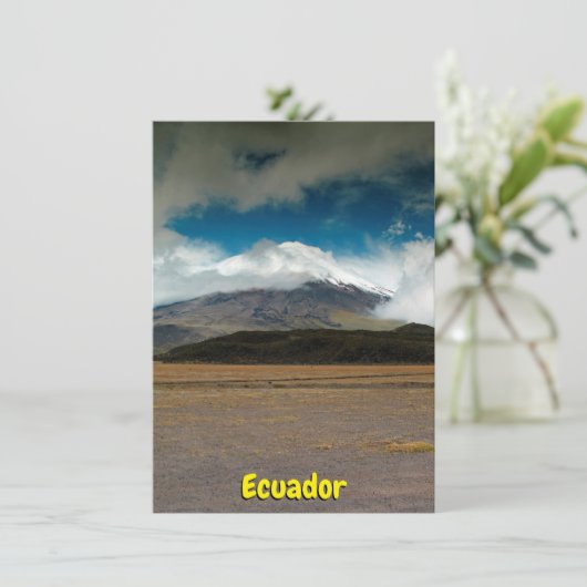 Cotopaxi，エクアドルのカード (スタンド正面)