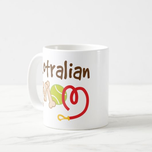 Cotralian犬の品種お母さんのギフト コーヒーマグカップ (正面左)