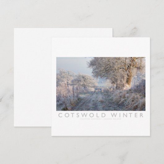 Cotswoldの冬 シーズンカード (正面/裏面)