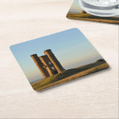 Cotswoldsのコースターのブロードウェイタワー スクエアペーパーコースター (アングル)