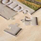 Cotswolds Steam Train Castle Countryside England ジグソーパズル (側面)