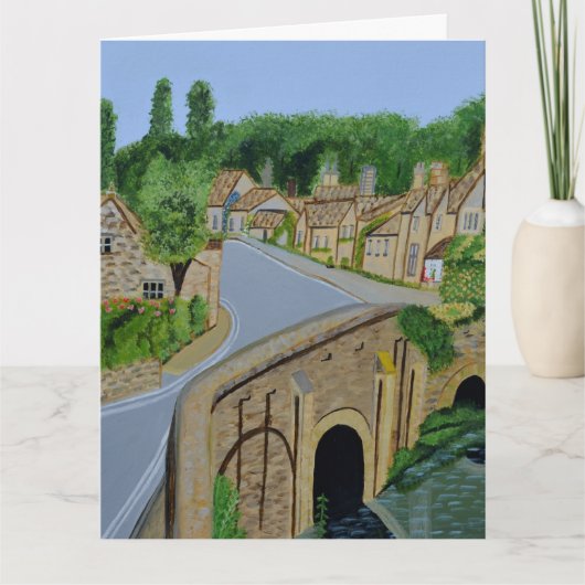 Cotswolds Village England greeting card カード (正面)