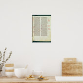 Cott Nero D II f.114 Adrian IV ポスター (キッチン)