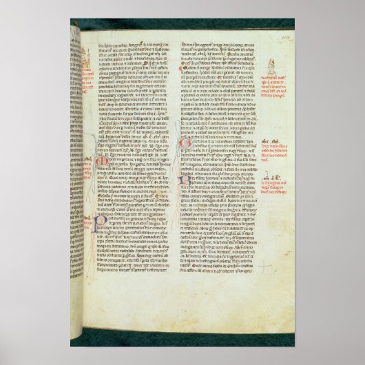 Cott Nero D II f.114 Adrian IV ポスター (正面)