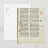 Cott Nero D II f.114 Adrian IV ポストカード (正面/裏面)