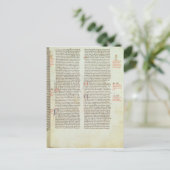 Cott Nero D II f.114 Adrian IV ポストカード (スタンド正面)