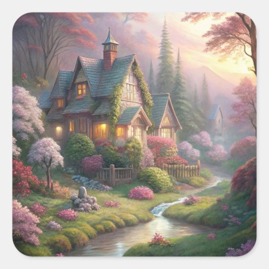 Cottage and Garden スクエアシール (正面)