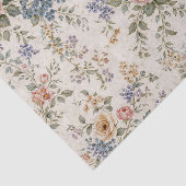 Cottage Blush Blue Floral Pattern 薄葉紙 (詳細)
