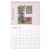 Cottage Core Calendar 2026 カレンダー (2月 2027)