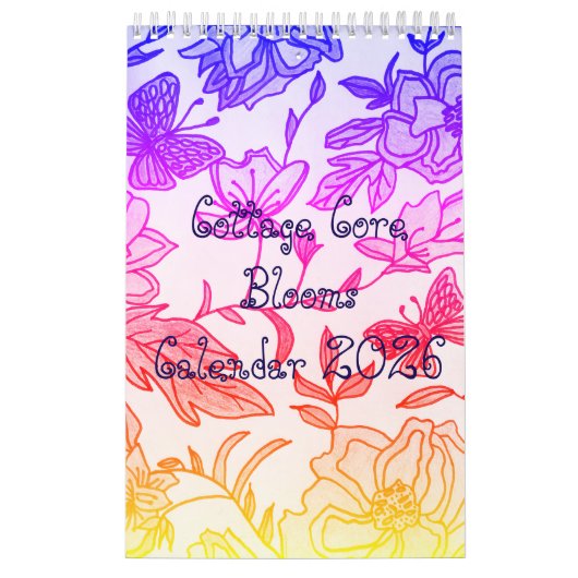 Cottage Core Calendar 2026 カレンダー (カバー)