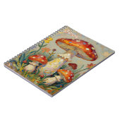  Cottage Core Mushroom Personalized  ノートブック (左側)