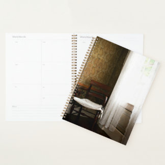 Cottage Core Old Wooden Chair Photograph プランナー手帳