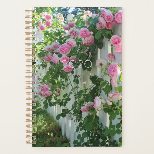 Cottage Garden Eden Roses 2026 Planner プランナー手帳 (正面)