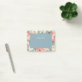 Cottage Garden Flowers Pattern Personalized ポストイット (オフィス)