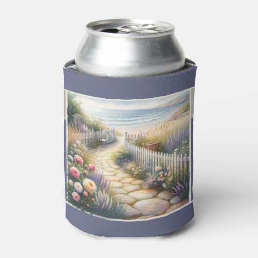 Cottage Garden Path to the Sea 缶クーラー (缶正面)