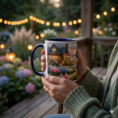 Cottage Garden Stream at Sunset マグカップ