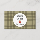 Cottage Homemade Jam and Preserves Business Card 名刺 (正面)