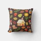 Cottage In Fall クッション (正面)