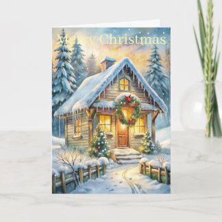 Cottage in woods シーズンカード