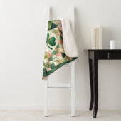 Cottage Leprechaun Patchwork Quilt Scene シェルパブランケット (インサイチュ)