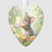 Cottage Mouse Love Letter Meadow オーナメント (正面)