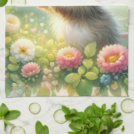 Cottage Mouse Love Letter Meadow キッチンタオル (折り畳み)