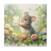 Cottage Mouse Love Letter Meadow タイル (正面)