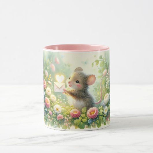 Cottage Mouse Love Letter Meadow マグカップ (中央)