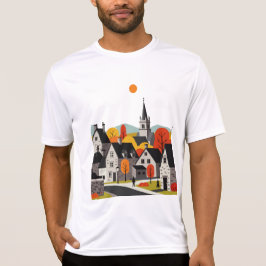 Cottage neighborhood in England Tシャツ