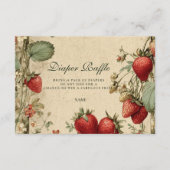 Cottage Strawberry Woodland Diapper Raffle  エンクロージャーカード (正面)