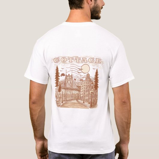 cottage tシャツ (裏面)