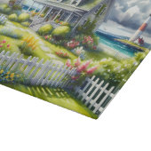 Cottage With View Of The Lighthouse カッティングボード (角)