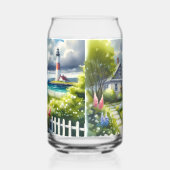 Cottage With View Of The Lighthouse ガラス缶 (右)