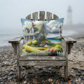 Cottage With View Of The Lighthouse クッション
