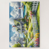 Cottage With View Of The Lighthouse ジグソーパズル (縦)
