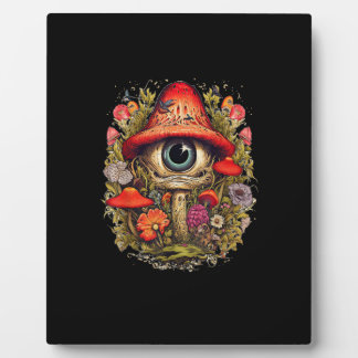 Cottagecore Aesthetic Mushroom Goblincore Design フォトプラーク