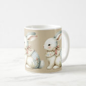 Cottagecore Bunny Charm コーヒーマグカップ (正面右)