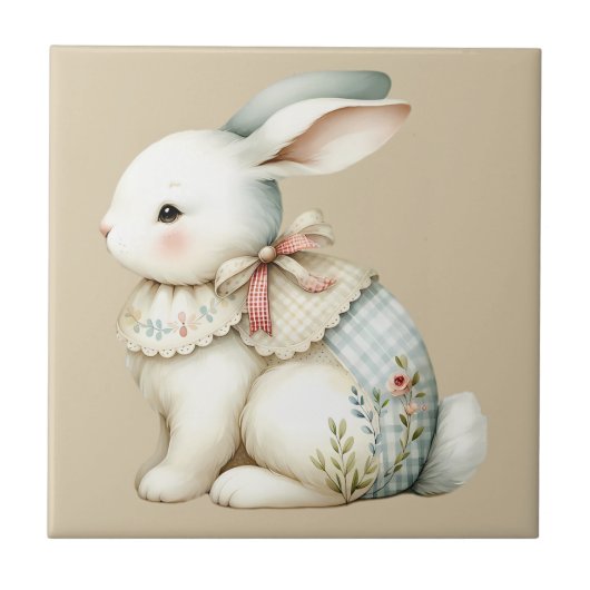 Cottagecore Bunny Charm タイル (正面)