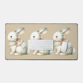 Cottagecore Bunny Charm デスクマット (キーボード&マウス)