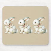 Cottagecore Bunny Charm マウスパッド (正面)