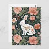 Cottagecore Cute Rabbit ポストカード (正面/裏面)