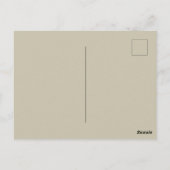 Cottagecore Cute Raccoon ポストカード (裏面)